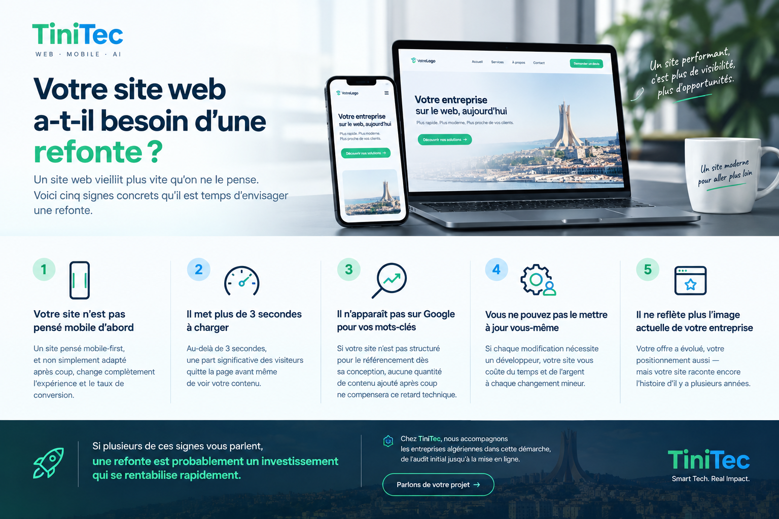 5 signes qu'il est temps de refondre le site web de votre entreprise
