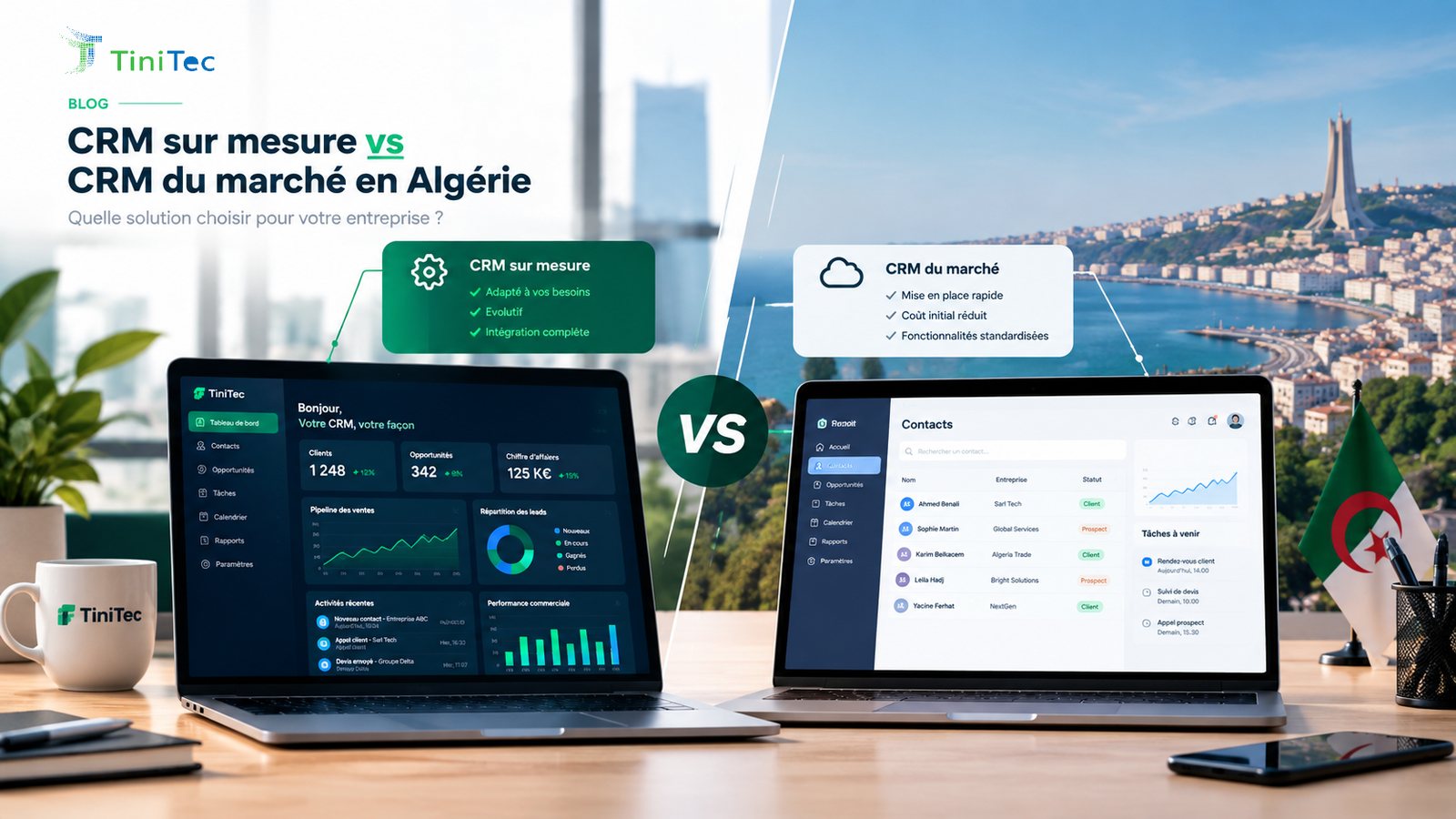CRM sur mesure ou CRM du marché : lequel choisir pour votre entreprise en Algérie ?