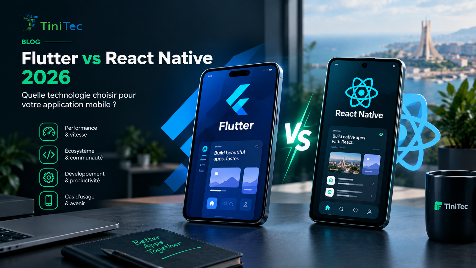 Flutter vs React Native en 2026 : que choisir pour votre application mobile ?